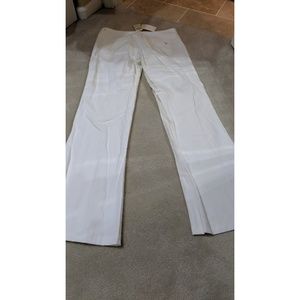 Abercrombie and Fitch white khakis